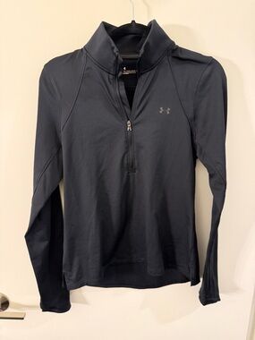 Under Armour Black Quarter-Zip ColdGear Pullover